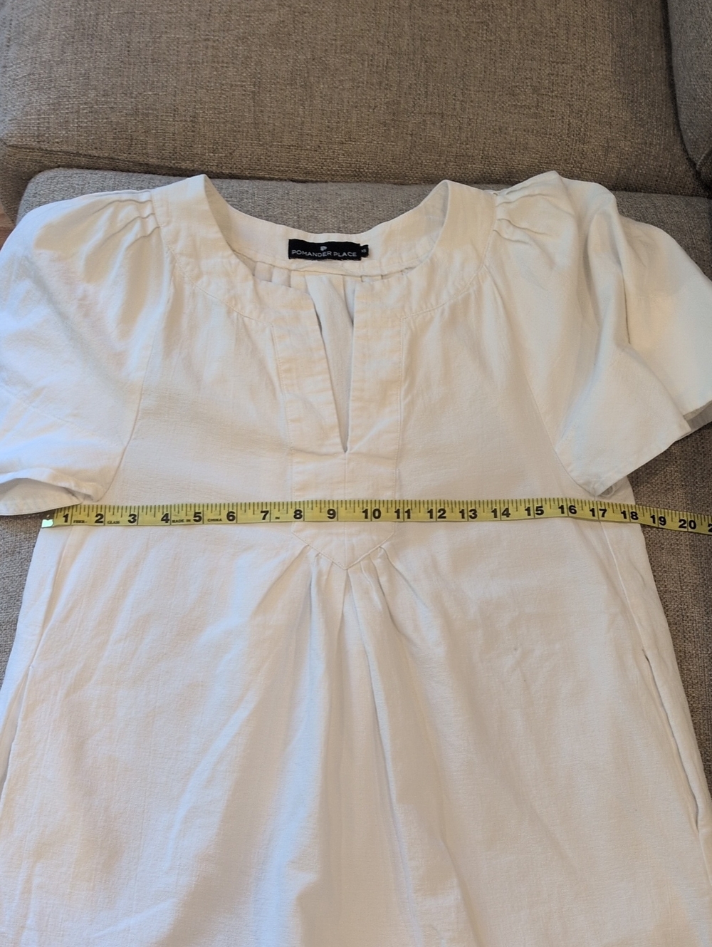 Pomander Place By Tuckernuck Finley White Flutter Sleeve Dress XS - Picture 10 of 14